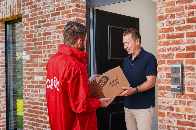 Quiso-box wordt aan huis geleverd