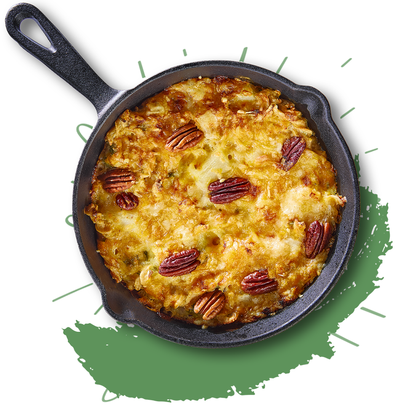 Gegratineerde pasta