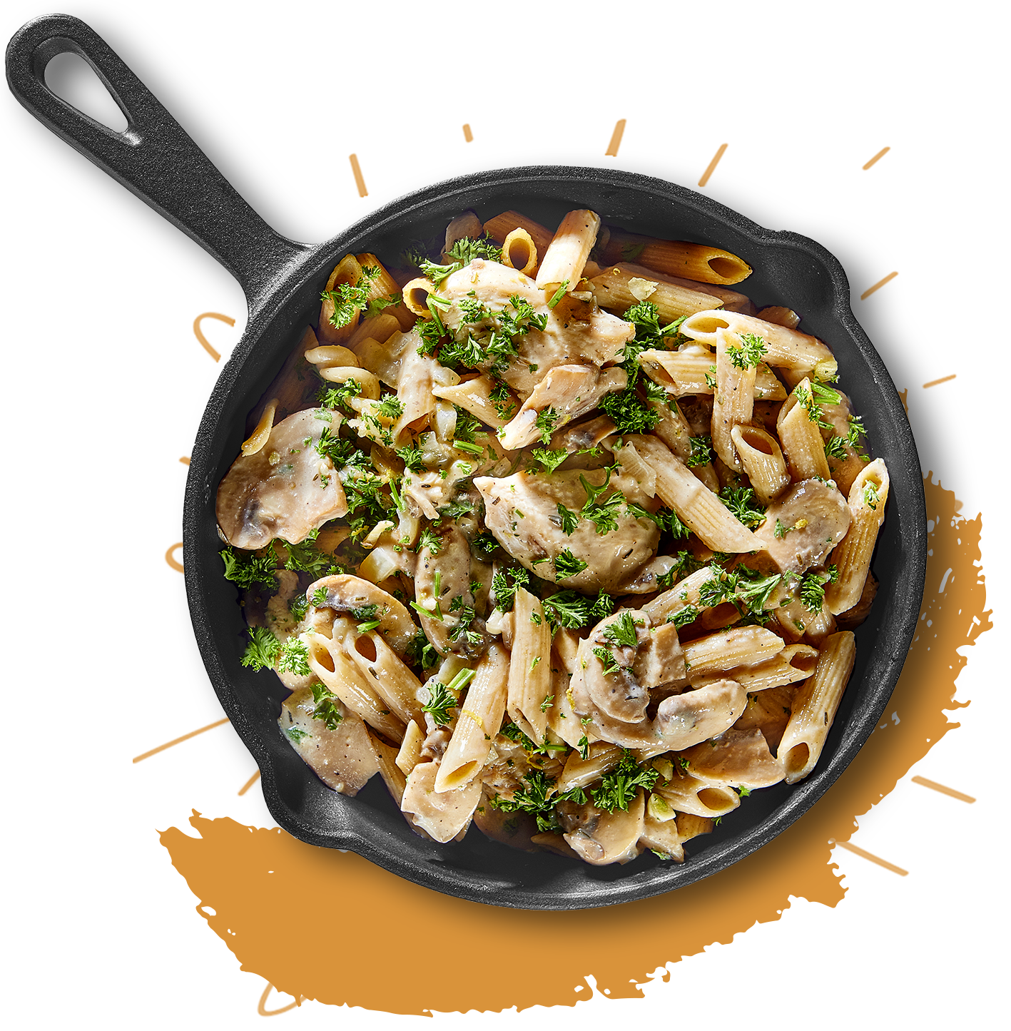 Romige pasta