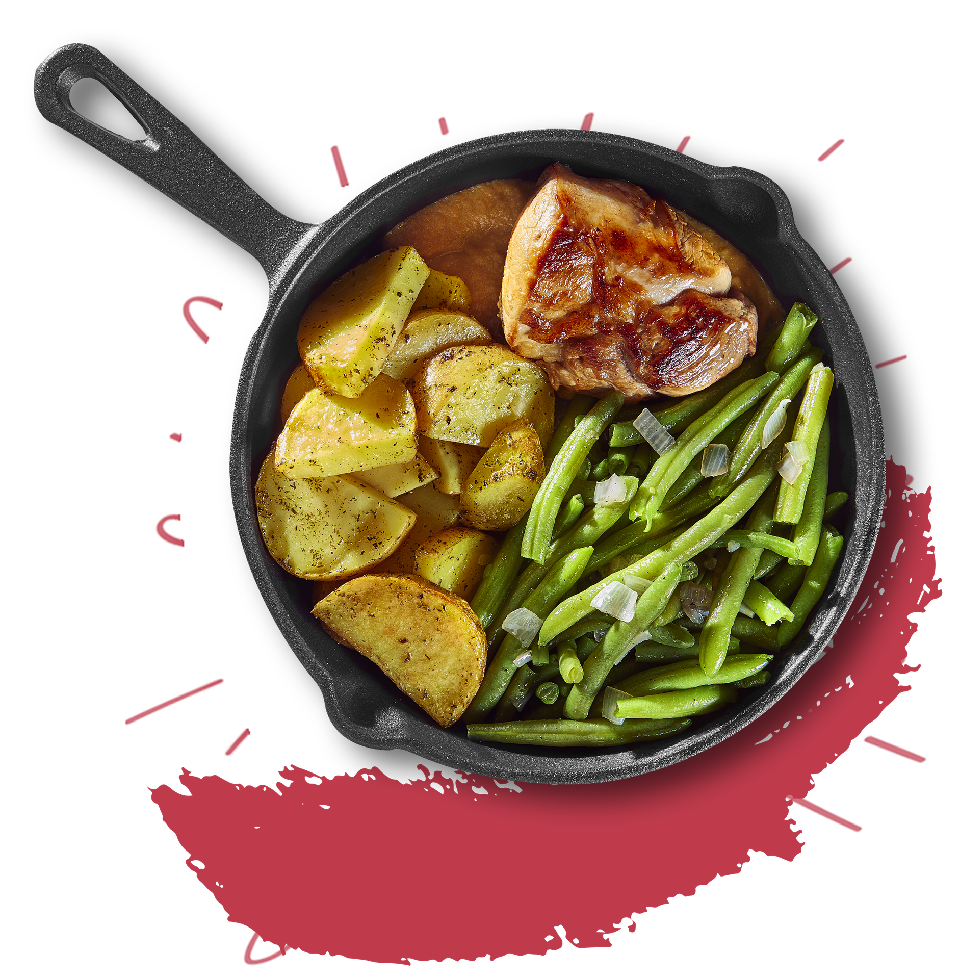 Varkenshaasje met mosterdsaus