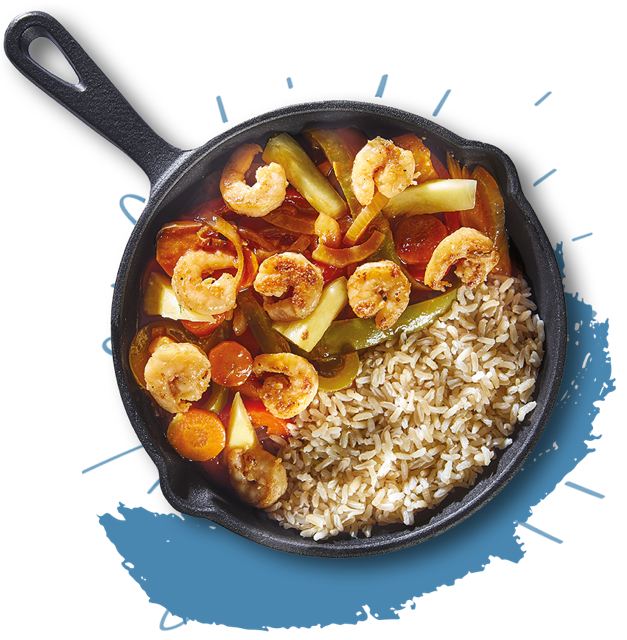 Scampi zoetzuur