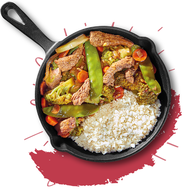 Chinese wok met rundsreepjes