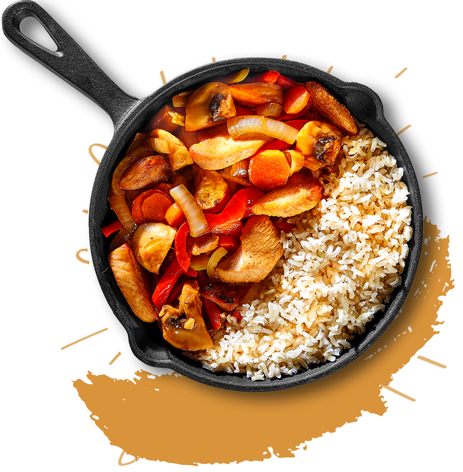 Hoisin wok met kip