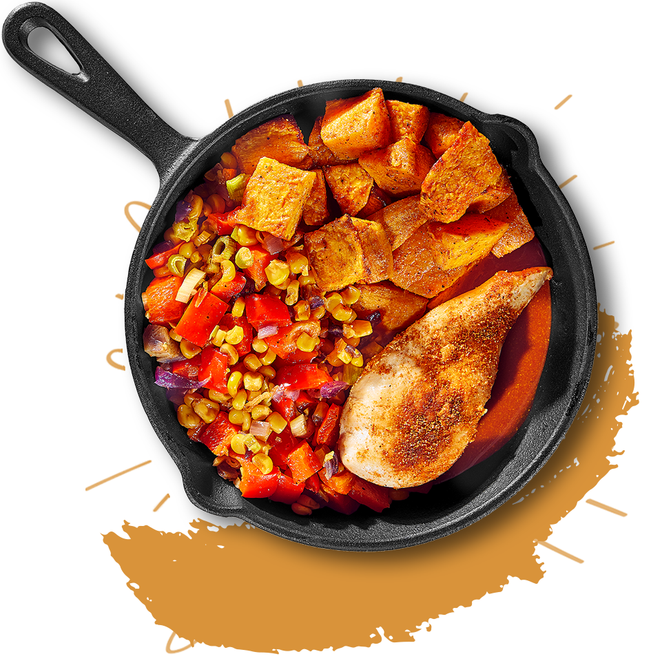 Cajun kip met barbecuesaus