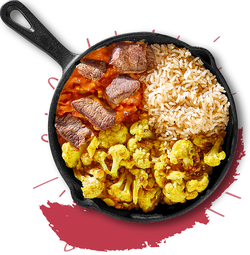 Tikka masala rundsreepjes