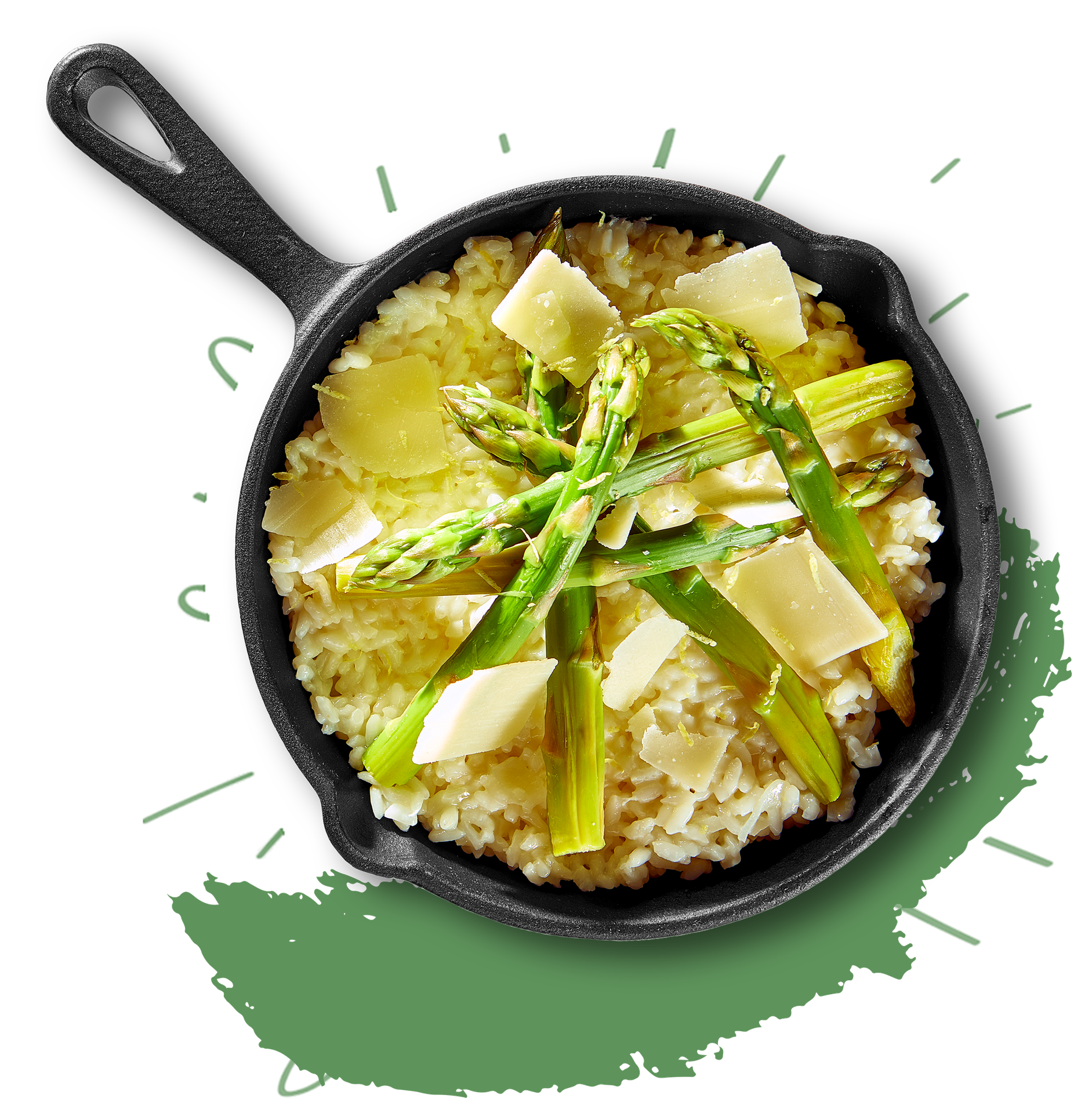 Risotto met asperges
