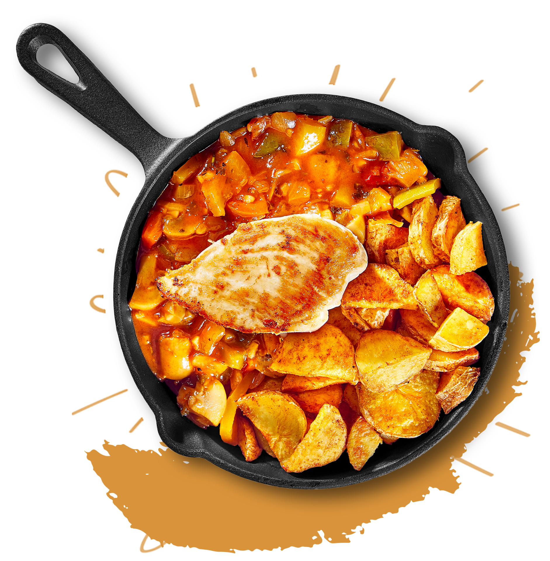 Kip in Stroganoffsaus