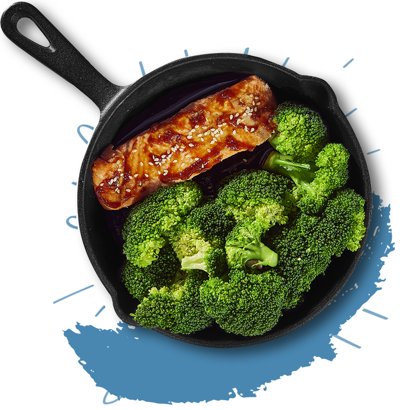 Zalm met misolak