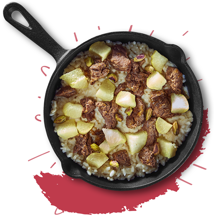 Middle Eastern risotto