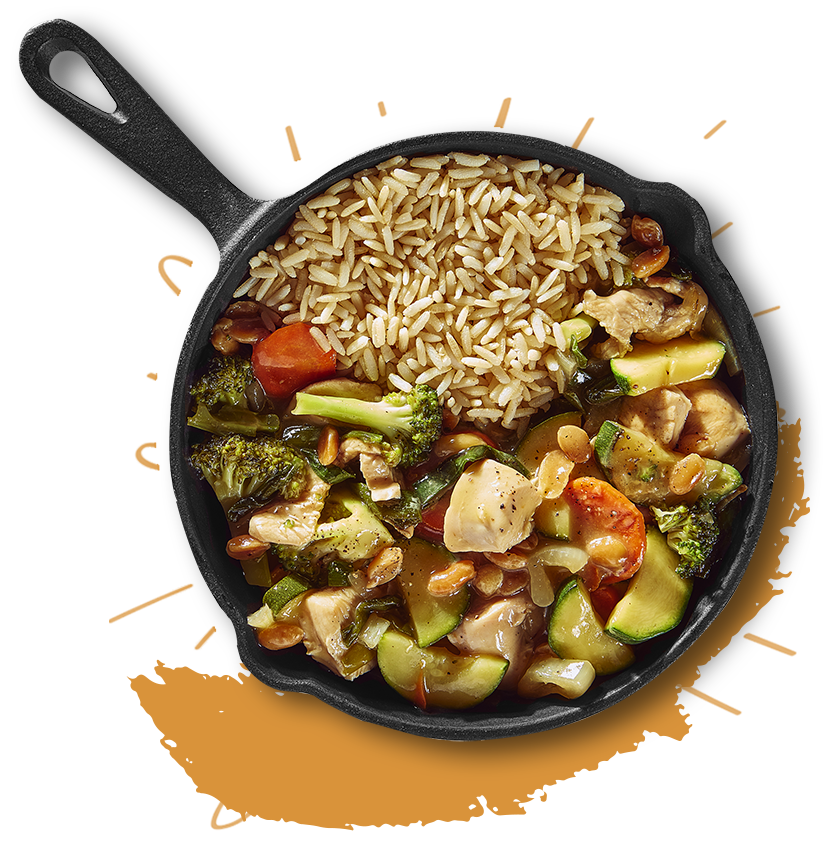 Wok met kalkoen