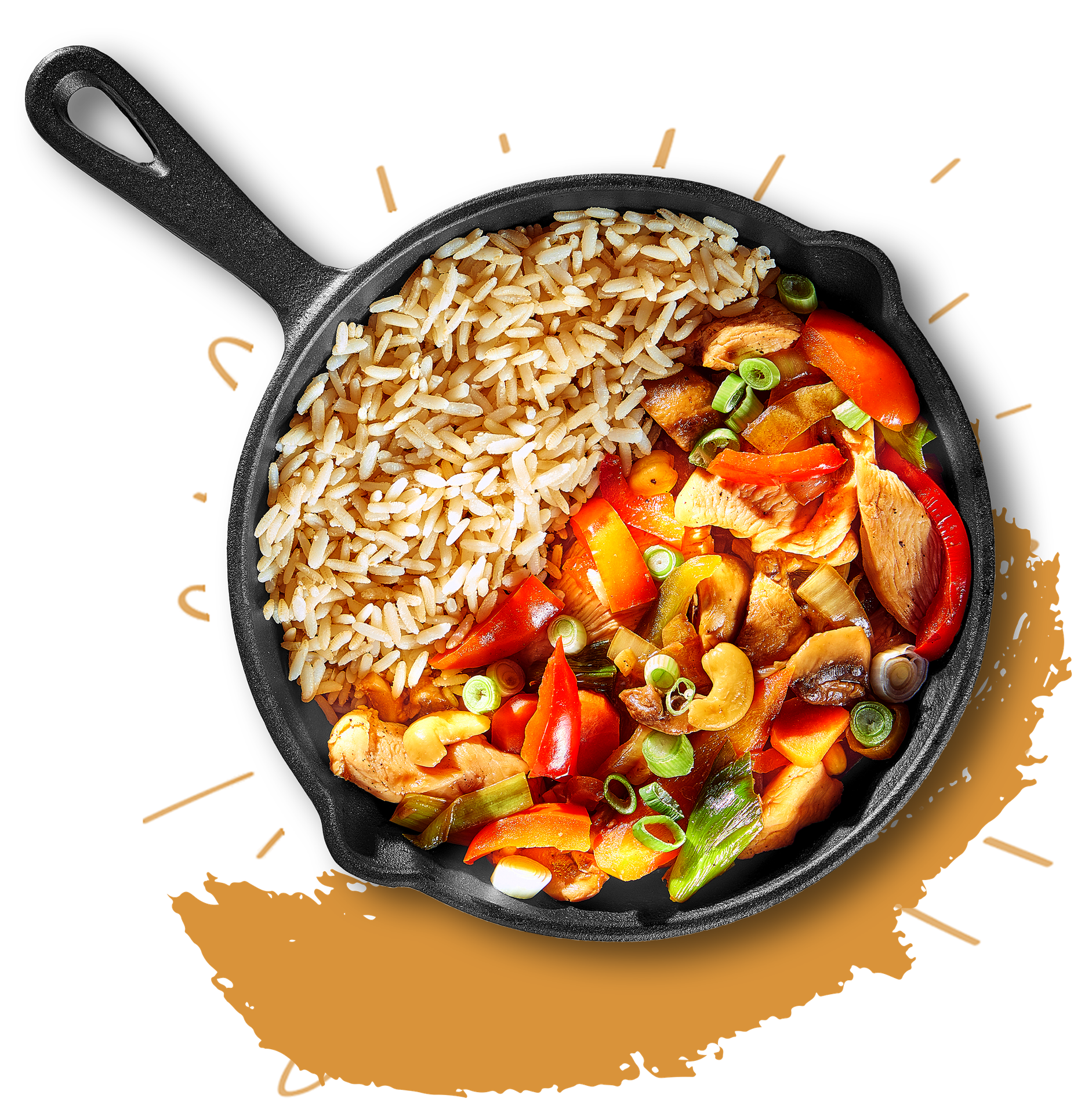 Thaise wok met kip