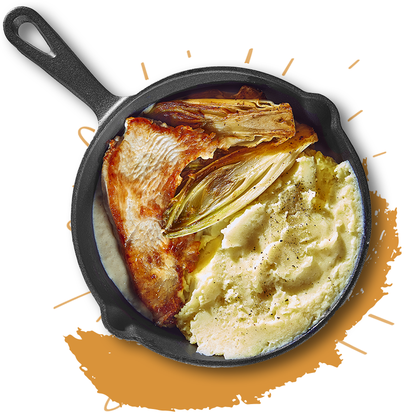 Kalkoenfilet met witloof