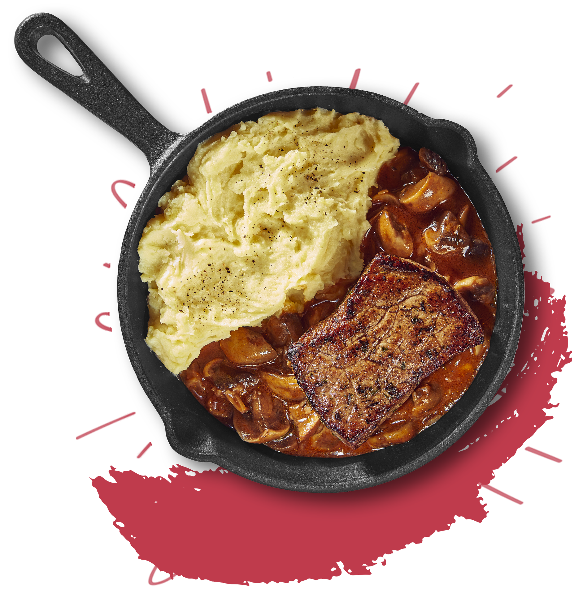 Steak met madeirasaus