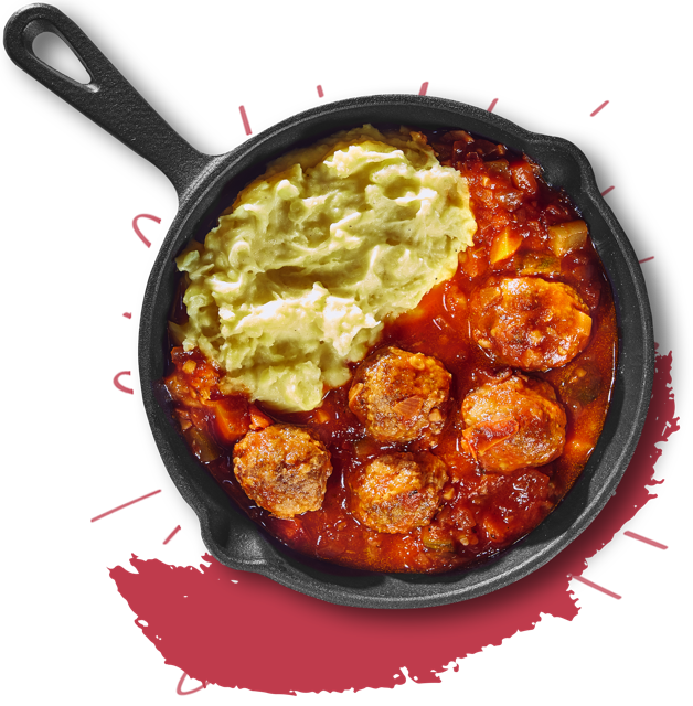 Balletjes in tomatensaus