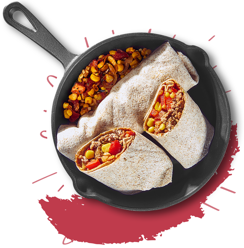 Burrito fajita