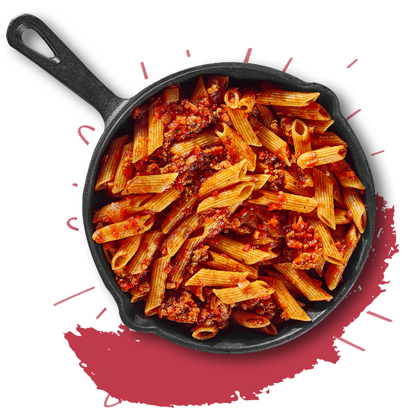 Pasta met paprikasaus