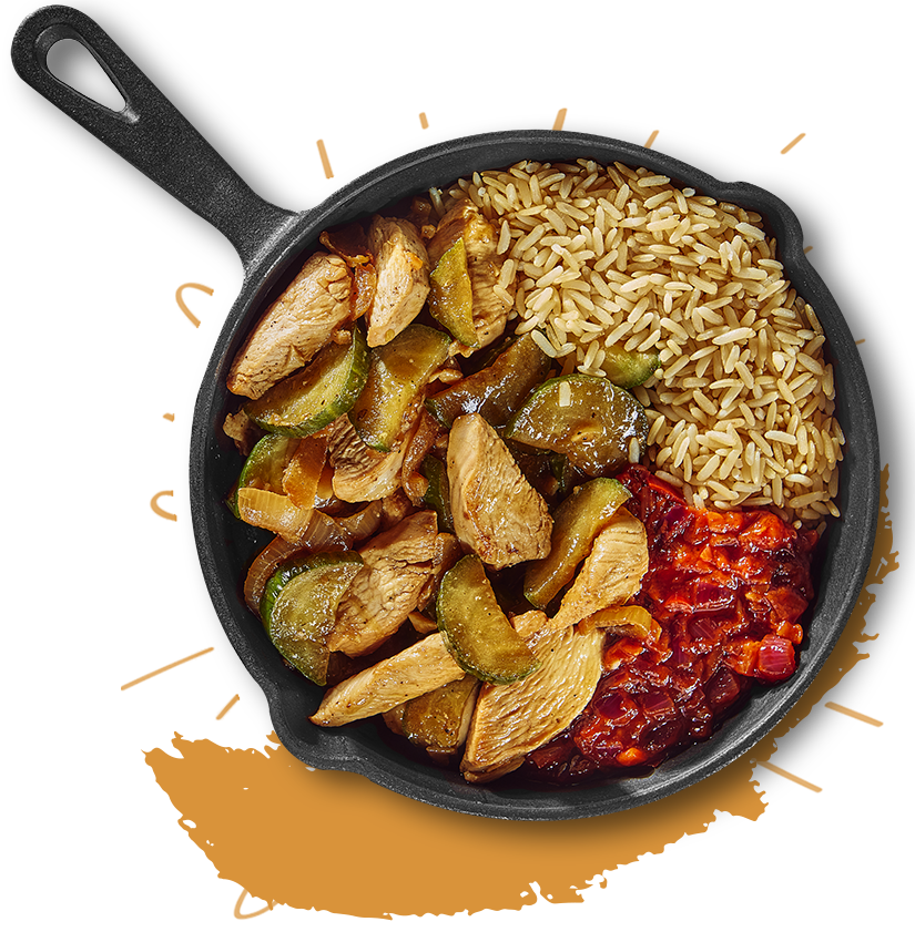 Indonesische wok met kip