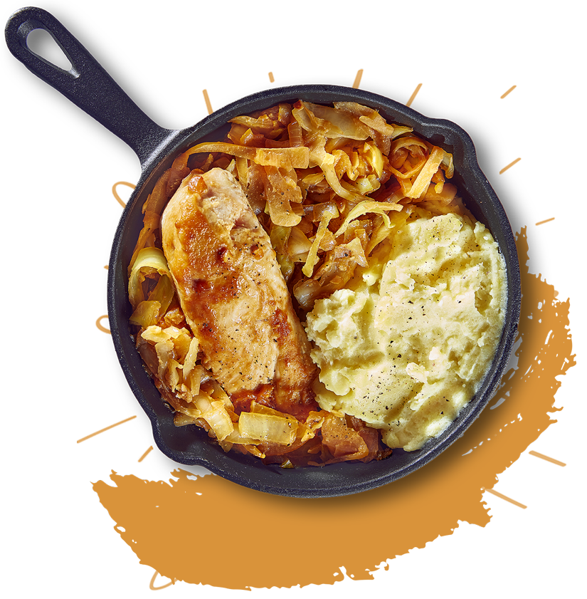 Gebakken kipfilet met misolak