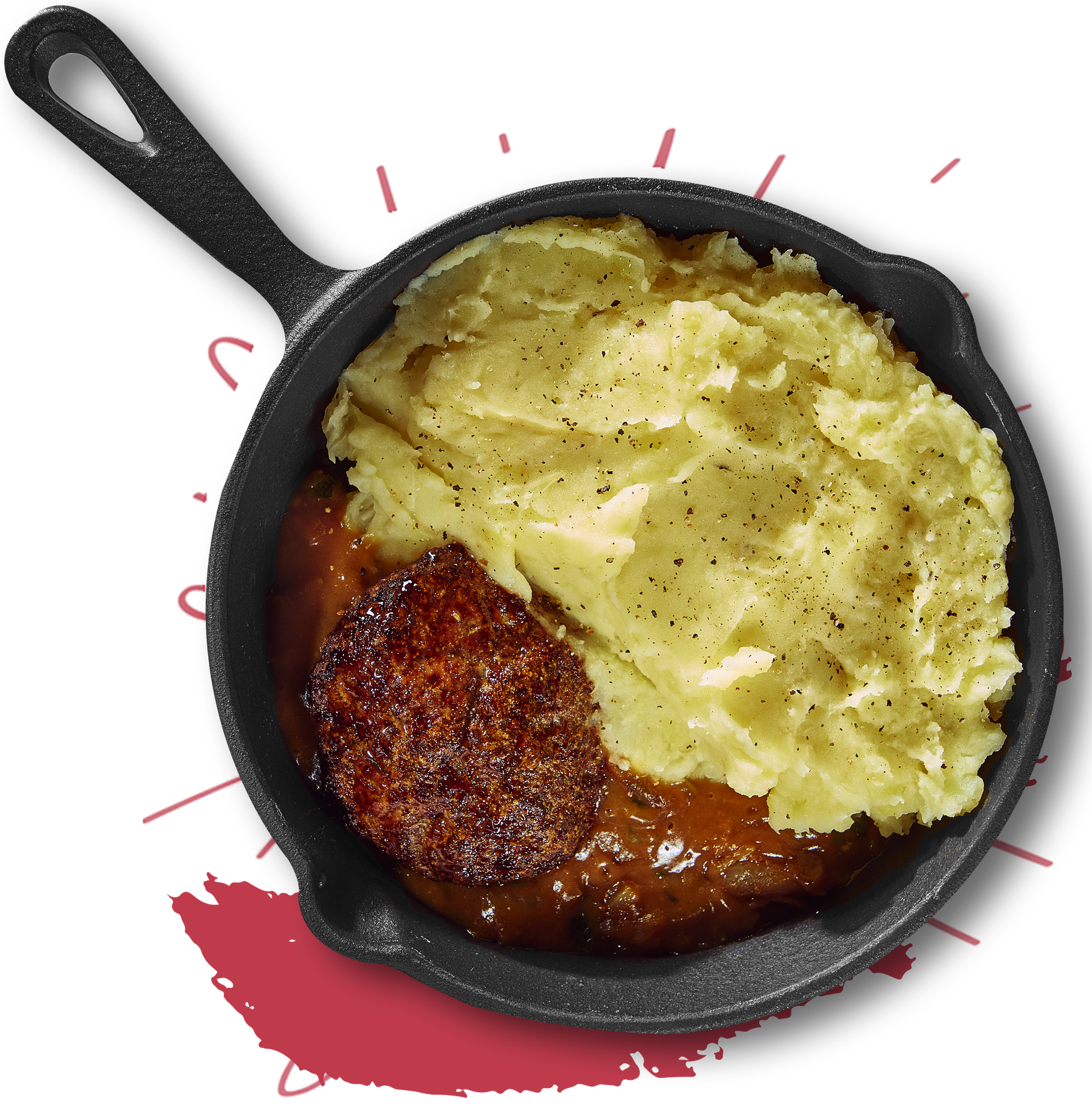 Hamburger in uiensaus