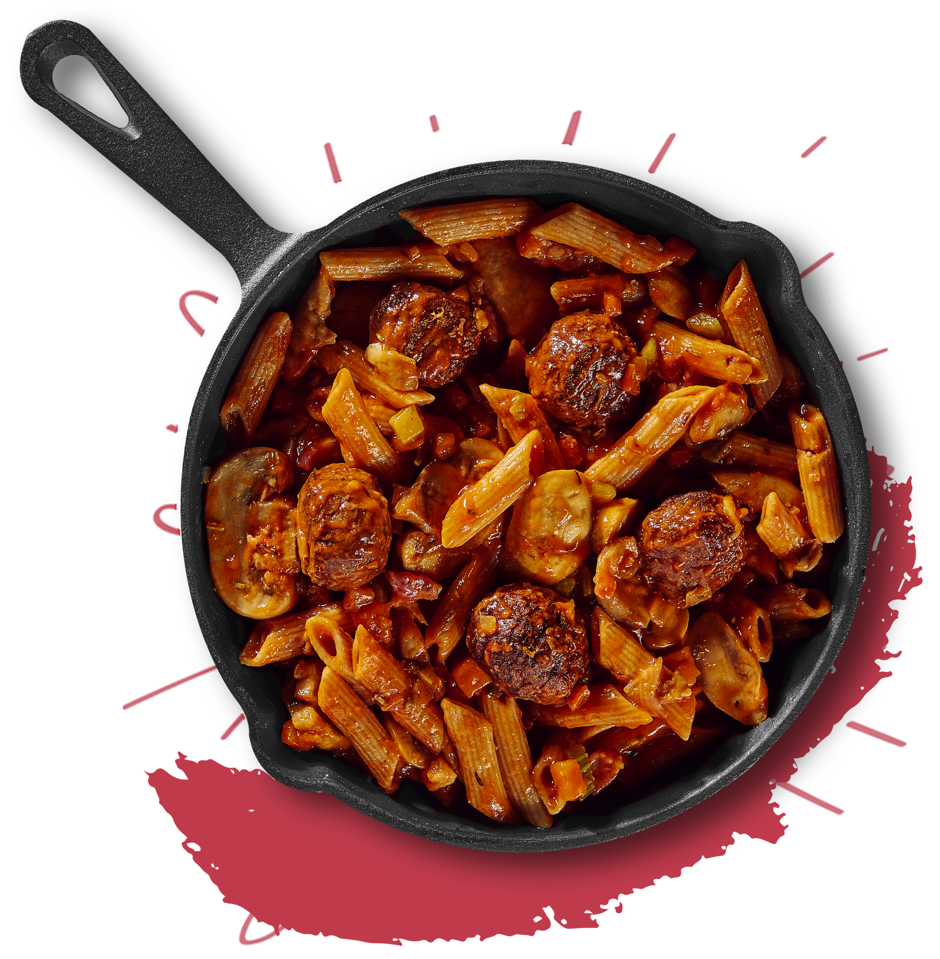 Volkoren penne met bacon