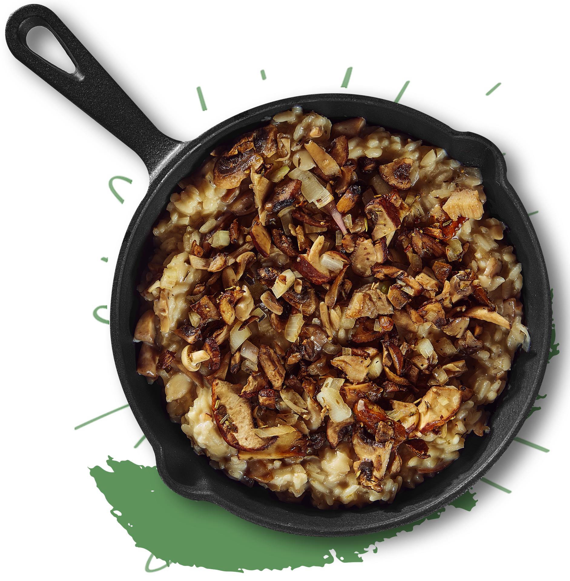 Risotto met boschampignons