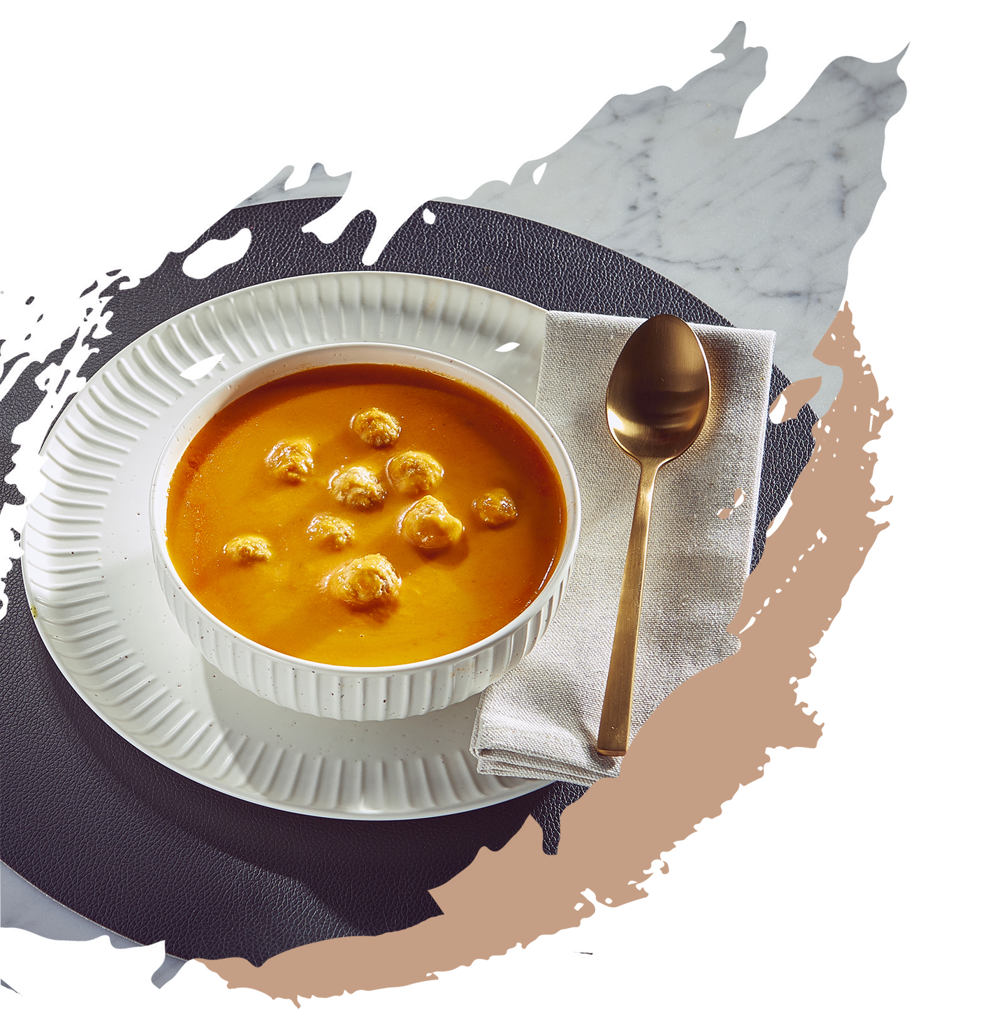 Tomatensoep met balletjes
