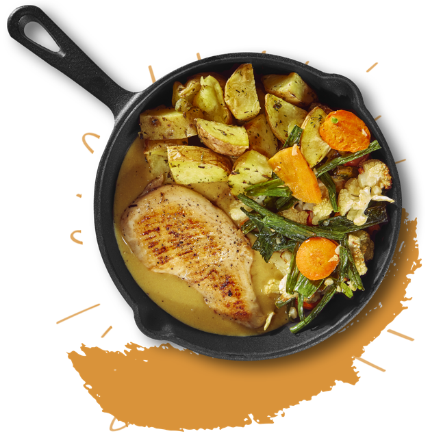 Kipfilet met mosterdsaus