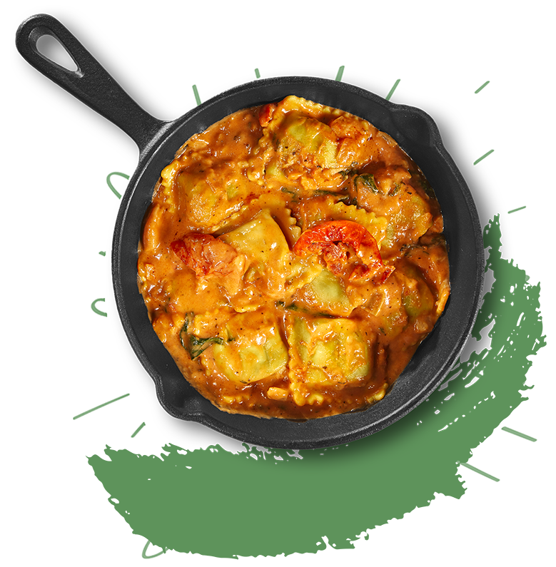 Ravioli met ricotta