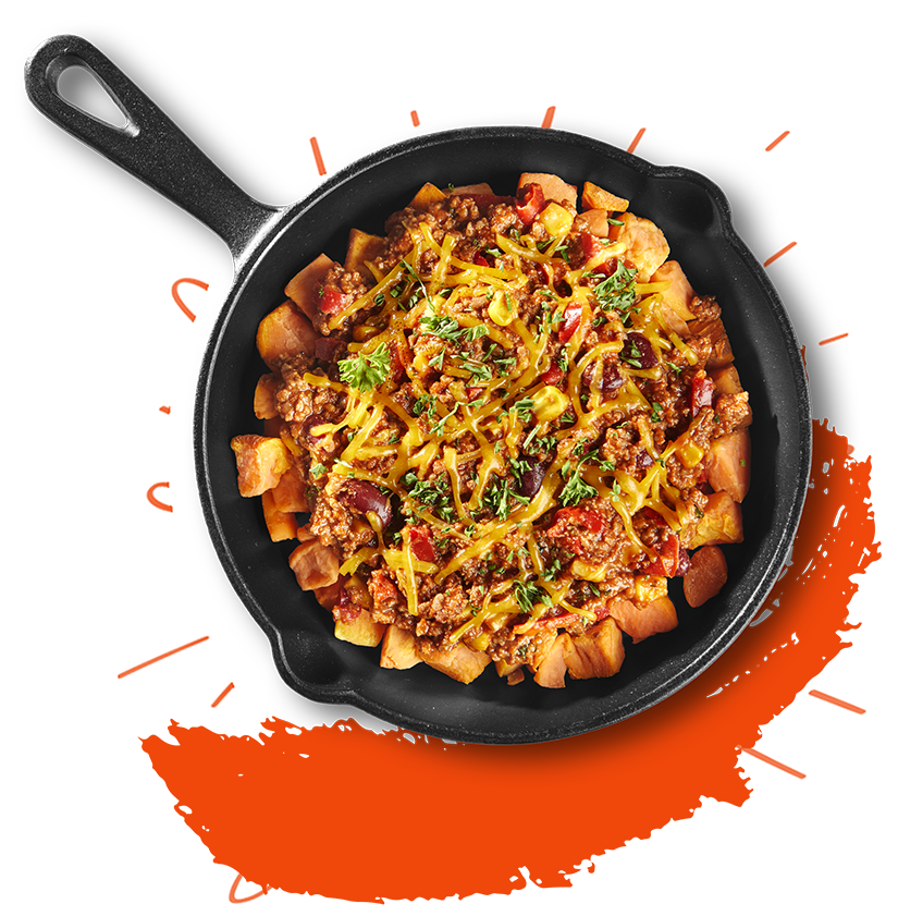 Mexicaanse zoete aardappelschotel