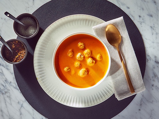 Tomatensoep met balletjes