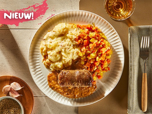 Blinde vink met gratin Dauphinois